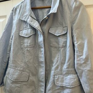 Talbots Light Blue Utility Jacket